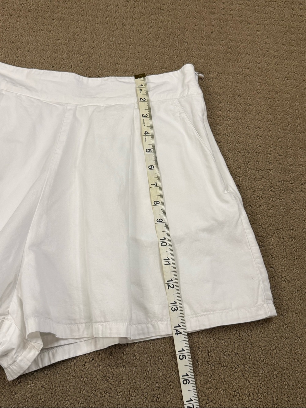WeWoreWhat White High-Rise Pleated Shorts - Picture 5 of 12